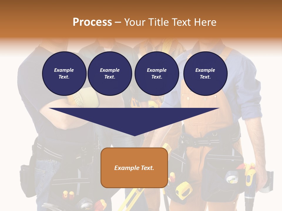 Yellow Drill Manufacturing PowerPoint Template