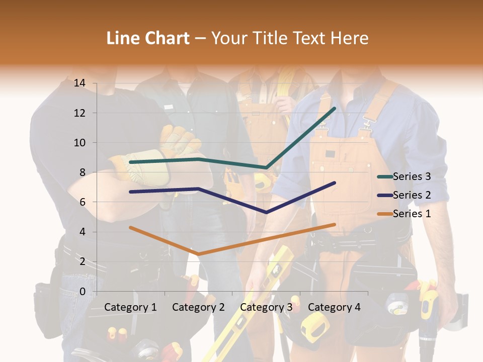 Yellow Drill Manufacturing PowerPoint Template