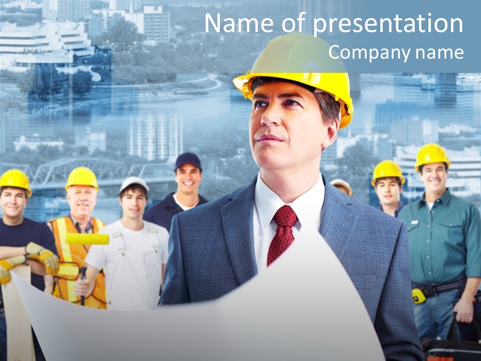 Team Job Occupation PowerPoint Template