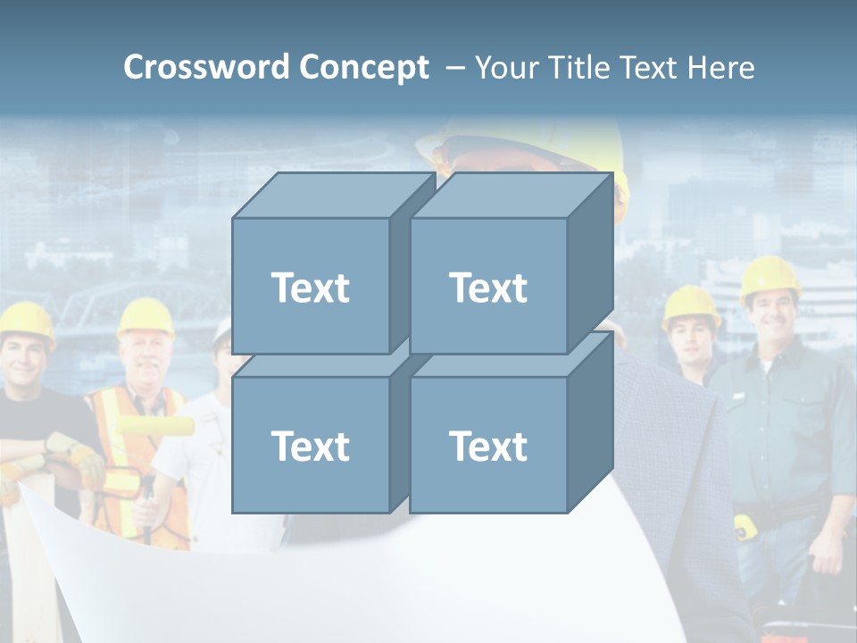 Team Job Occupation PowerPoint Template