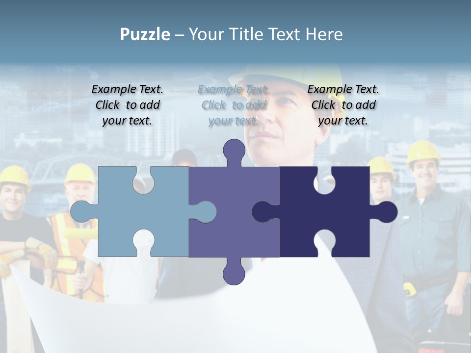 Team Job Occupation PowerPoint Template