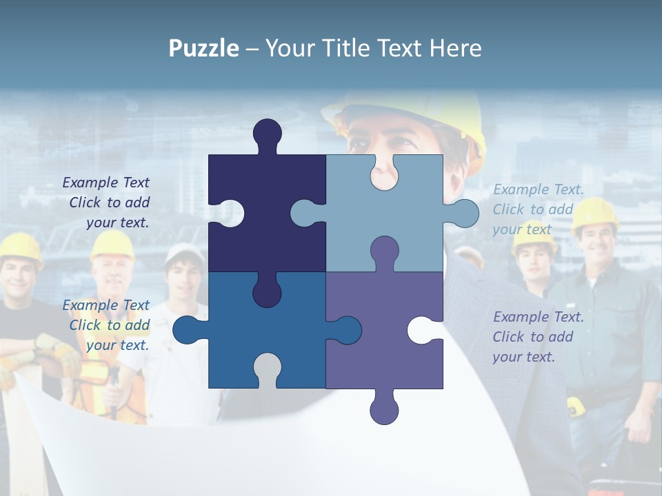 Team Job Occupation PowerPoint Template