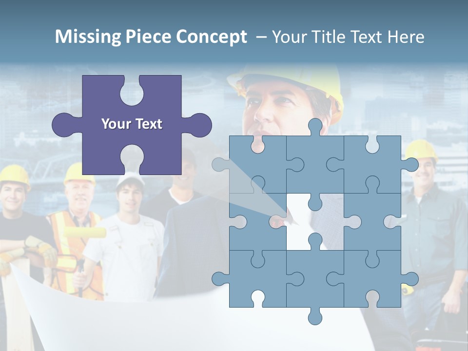 Team Job Occupation PowerPoint Template