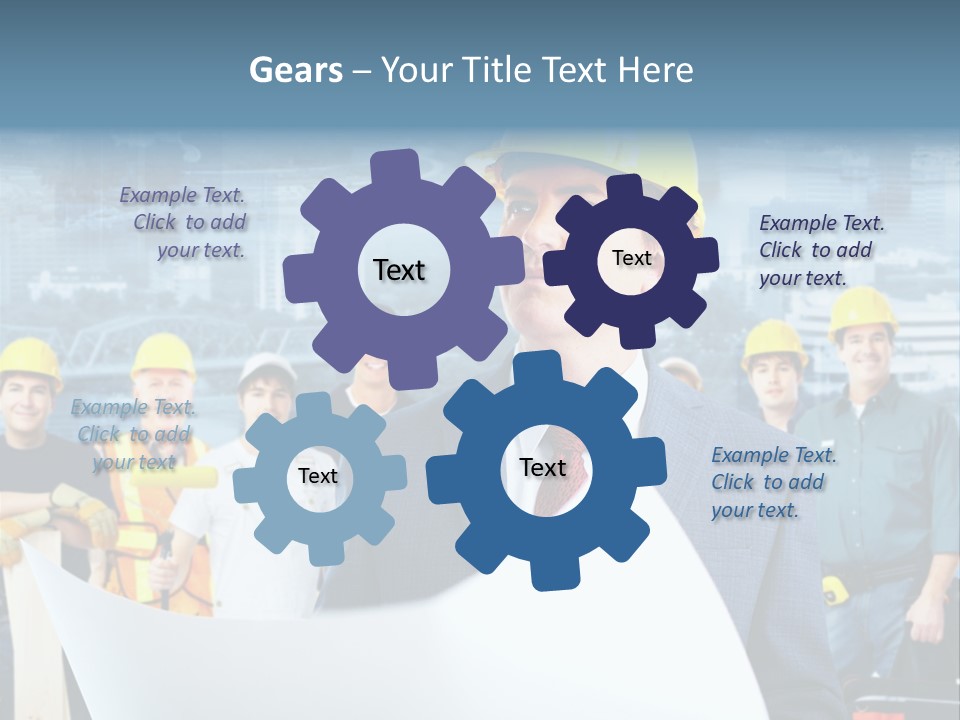 Team Job Occupation PowerPoint Template