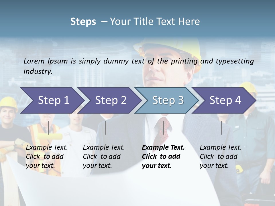Team Job Occupation PowerPoint Template