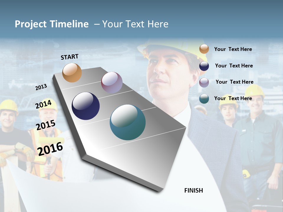 Team Job Occupation PowerPoint Template