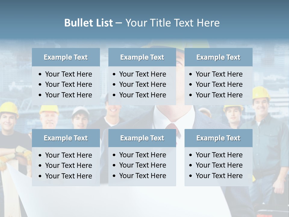 Team Job Occupation PowerPoint Template