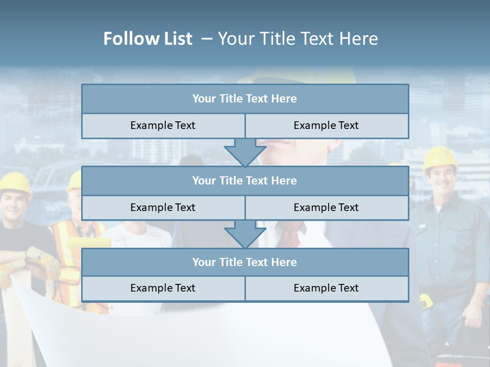 Team Job Occupation PowerPoint Template