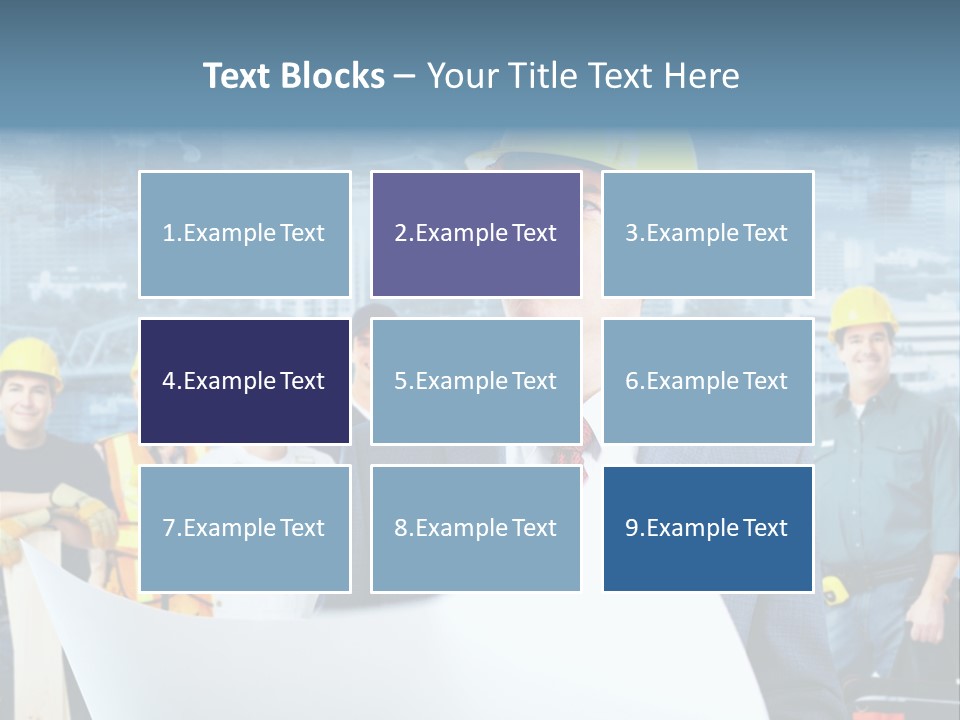Team Job Occupation PowerPoint Template