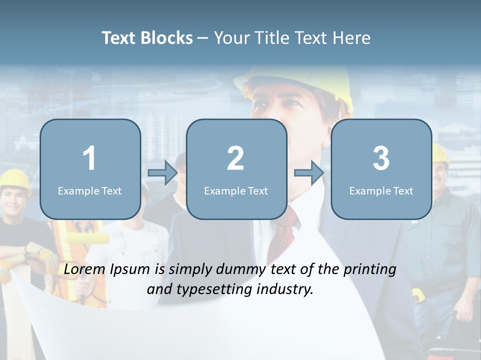 Team Job Occupation PowerPoint Template