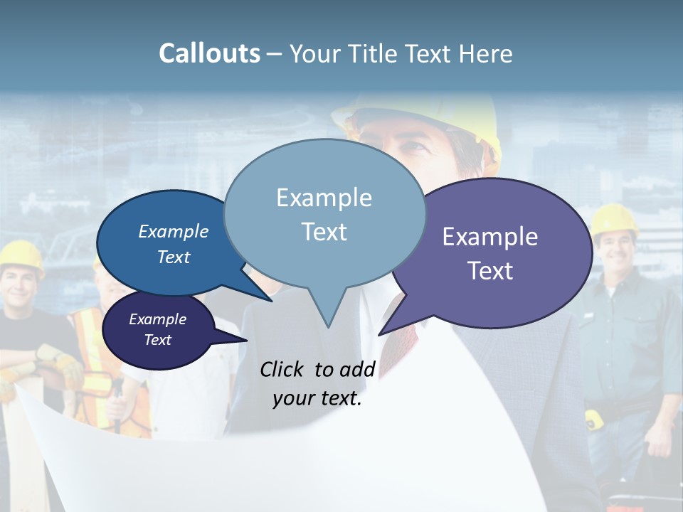 Team Job Occupation PowerPoint Template