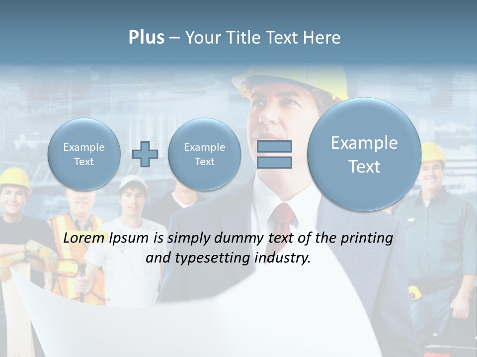 Team Job Occupation PowerPoint Template