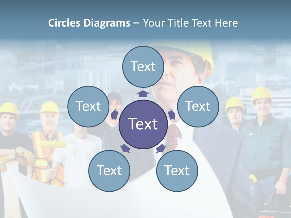 Team Job Occupation PowerPoint Template