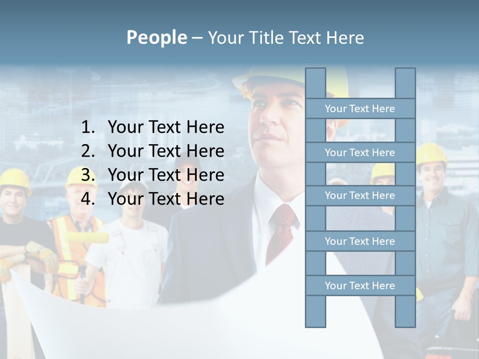 Team Job Occupation PowerPoint Template