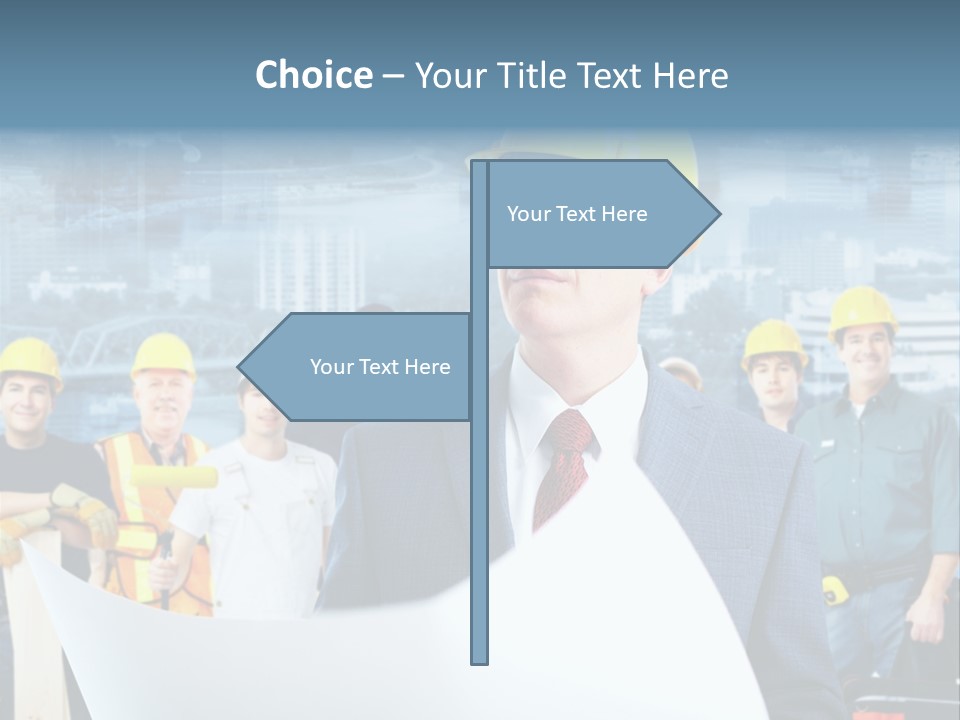 Team Job Occupation PowerPoint Template