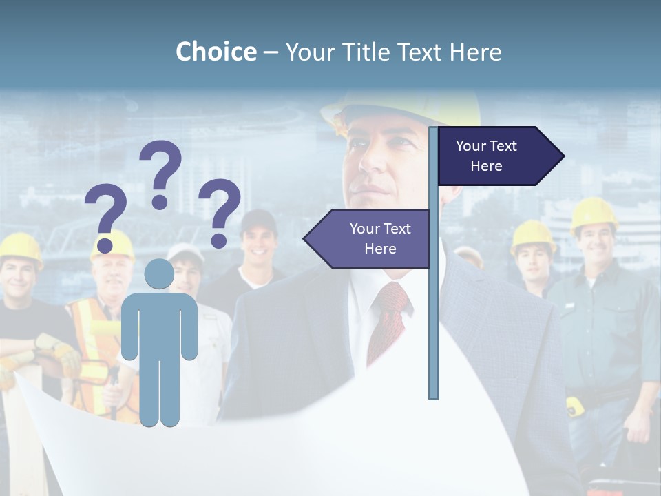 Team Job Occupation PowerPoint Template
