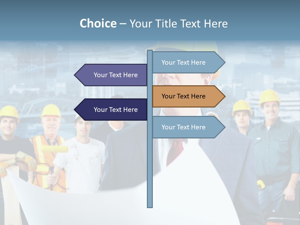 Team Job Occupation PowerPoint Template