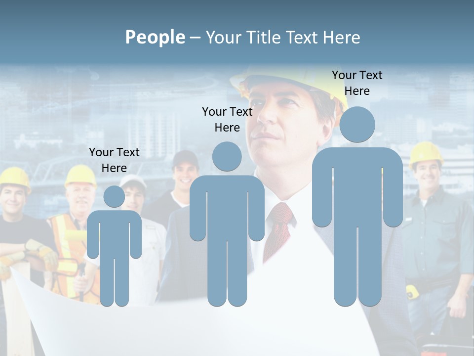Team Job Occupation PowerPoint Template
