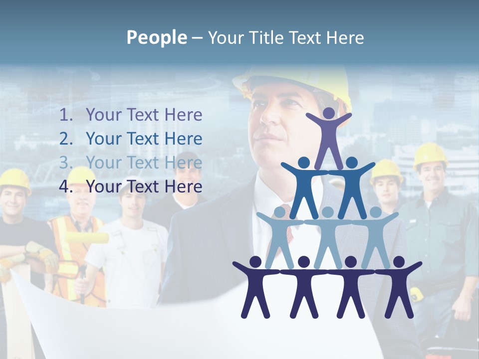 Team Job Occupation PowerPoint Template