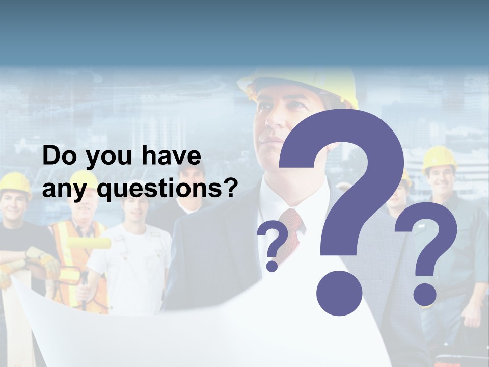 Team Job Occupation PowerPoint Template