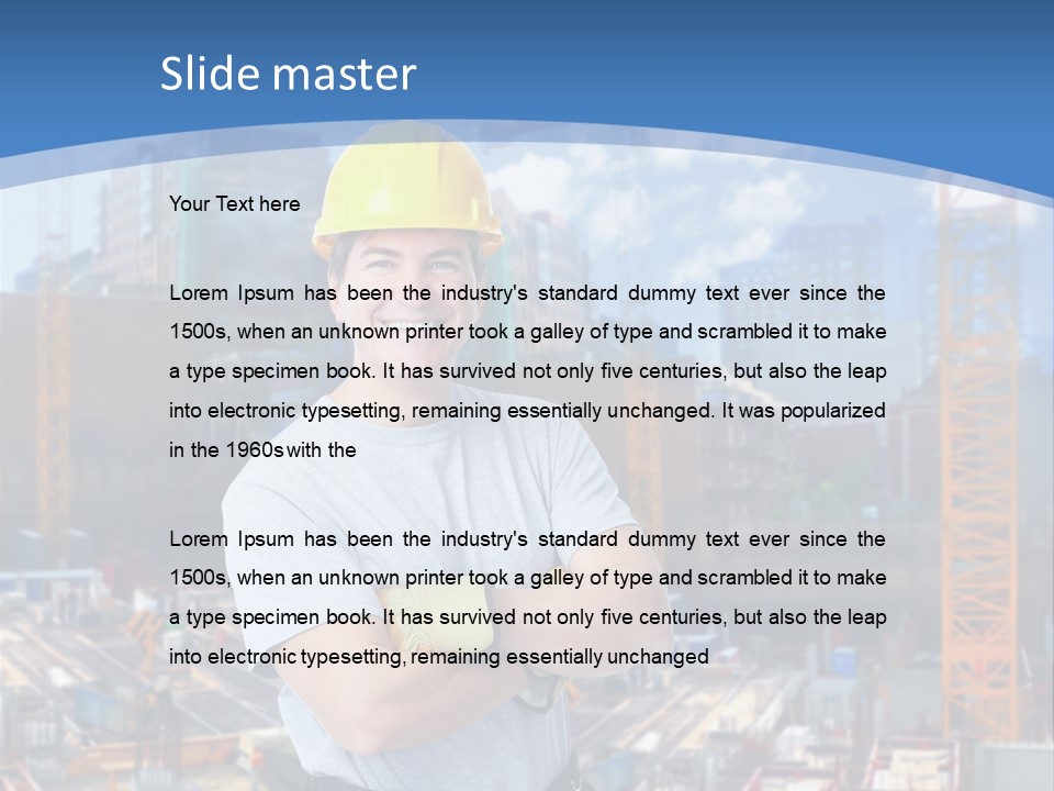 Background Repair Occupation PowerPoint Template