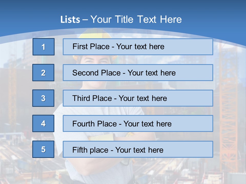 Background Repair Occupation PowerPoint Template