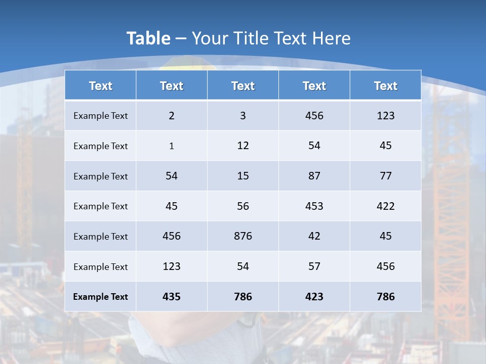 Background Repair Occupation PowerPoint Template