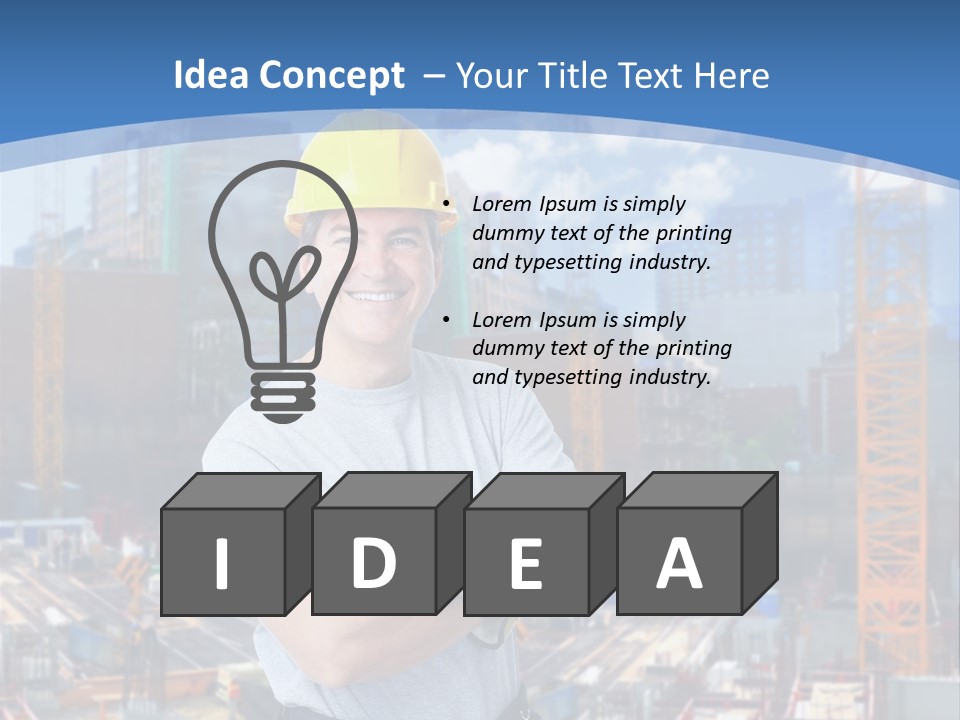 Background Repair Occupation PowerPoint Template