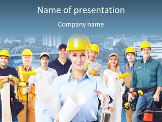 Staff Business Young PowerPoint Template