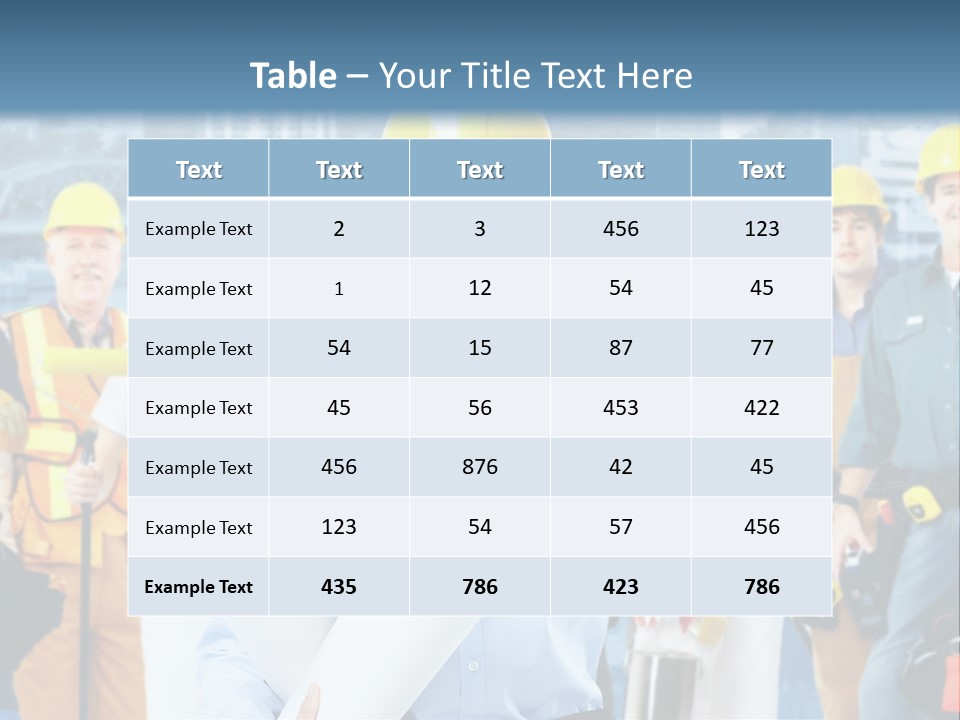 Staff Business Young PowerPoint Template