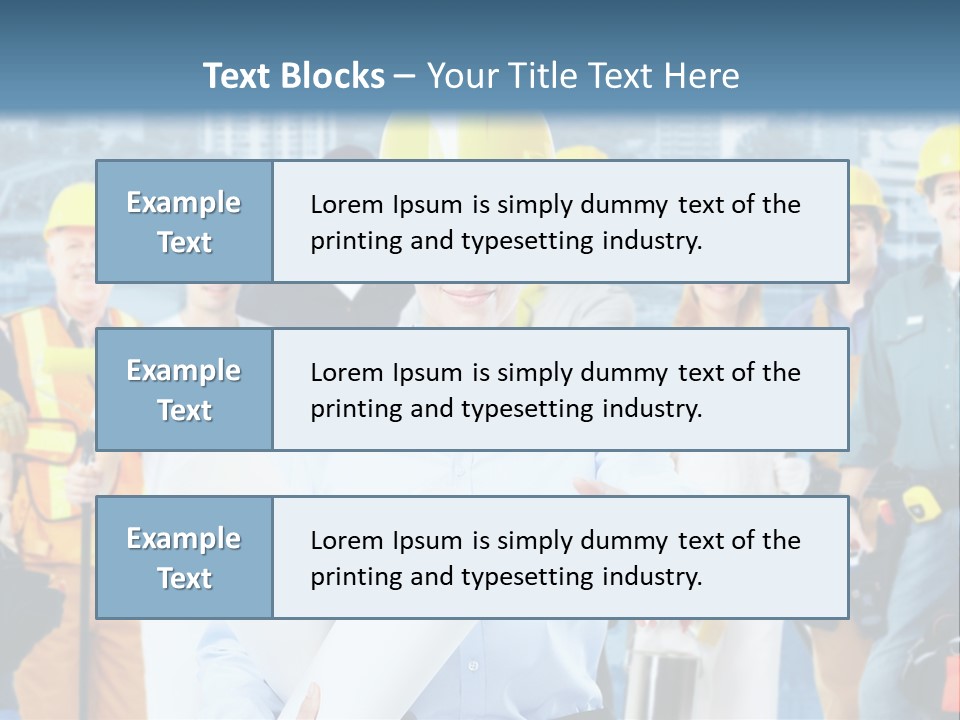 Staff Business Young PowerPoint Template