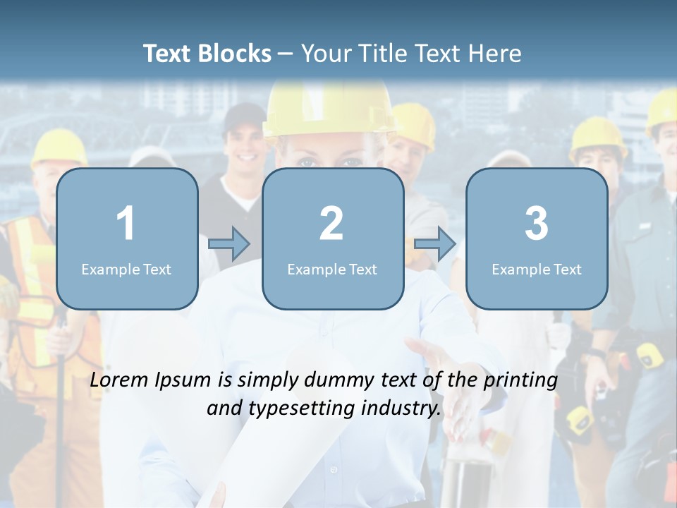Staff Business Young PowerPoint Template