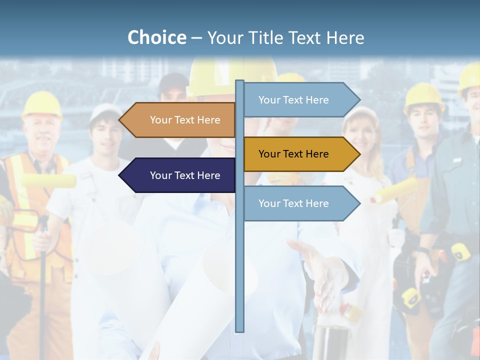 Staff Business Young PowerPoint Template