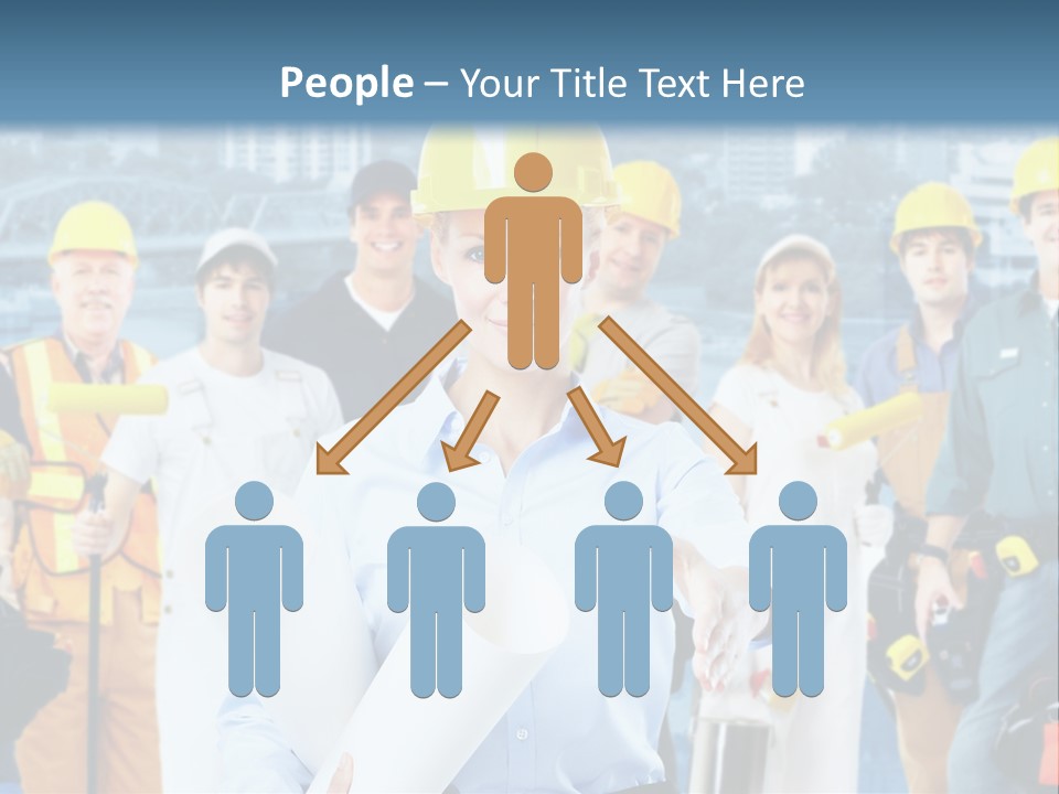 Staff Business Young PowerPoint Template