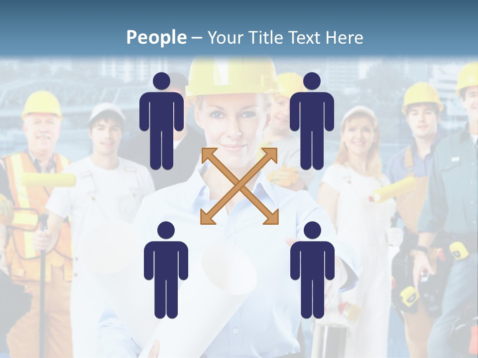 Staff Business Young PowerPoint Template