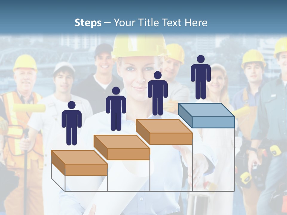 Staff Business Young PowerPoint Template