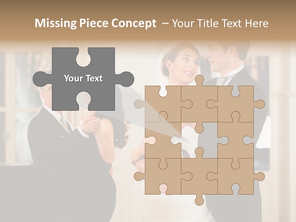 Klavier Walzer Frau PowerPoint Template