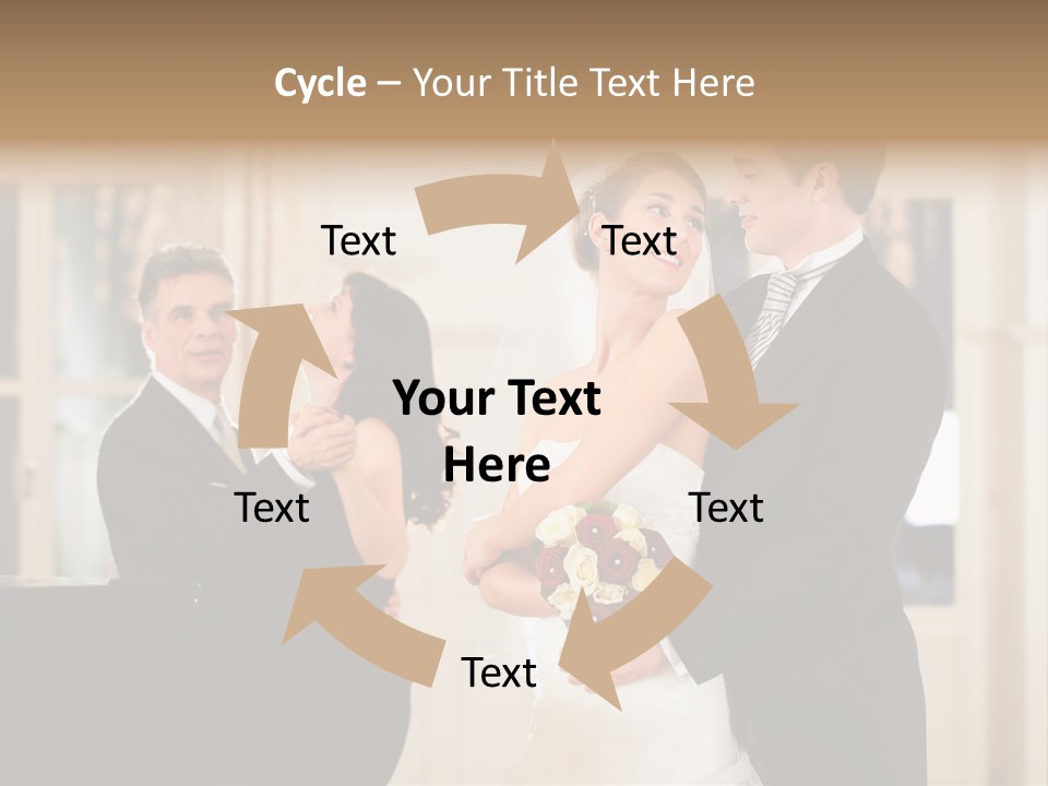 Klavier Walzer Frau PowerPoint Template