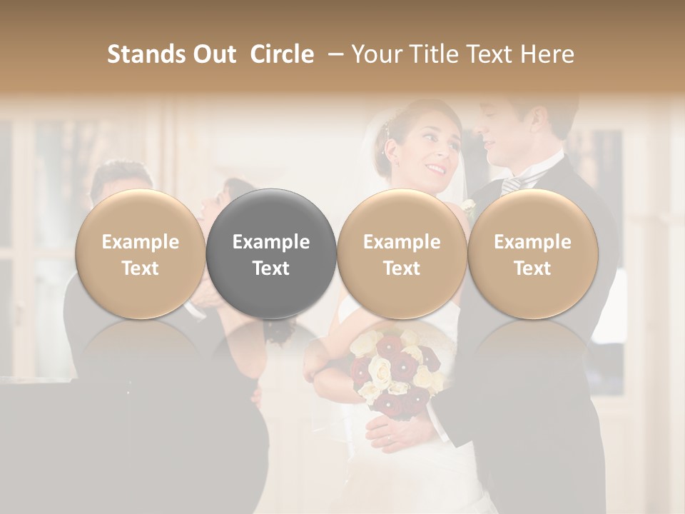 Klavier Walzer Frau PowerPoint Template