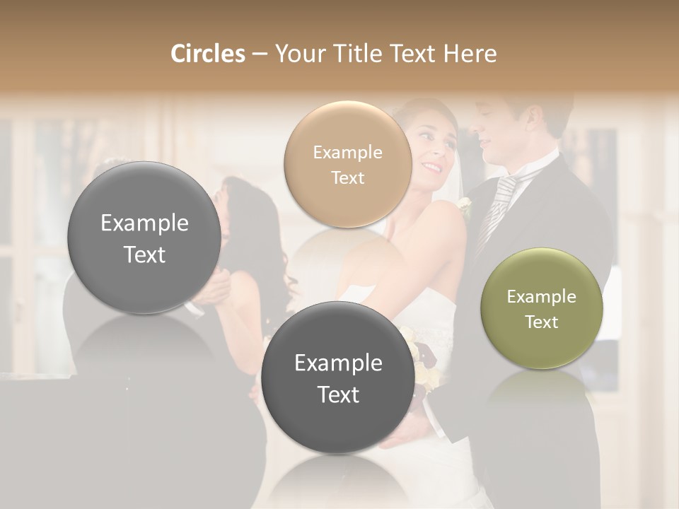 Klavier Walzer Frau PowerPoint Template