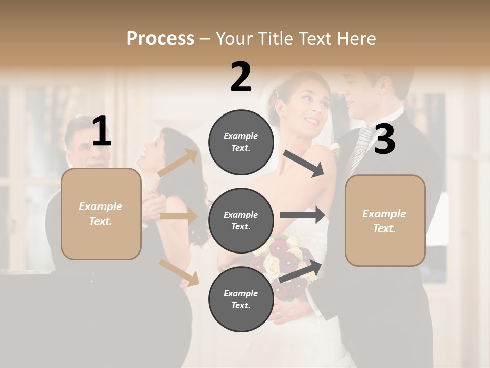 Klavier Walzer Frau PowerPoint Template