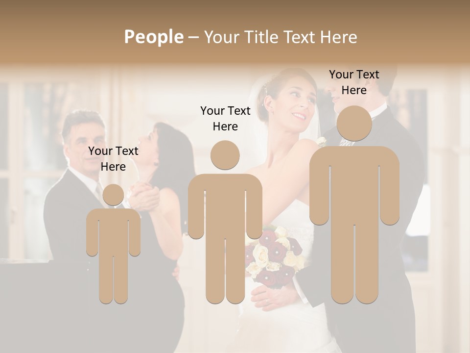 Klavier Walzer Frau PowerPoint Template