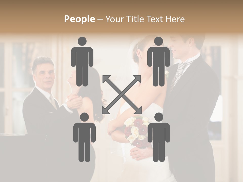 Klavier Walzer Frau PowerPoint Template