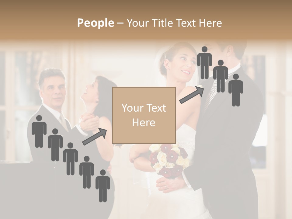 Klavier Walzer Frau PowerPoint Template