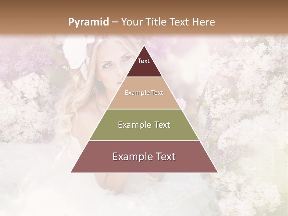 Bouquet Wedding Female PowerPoint Template