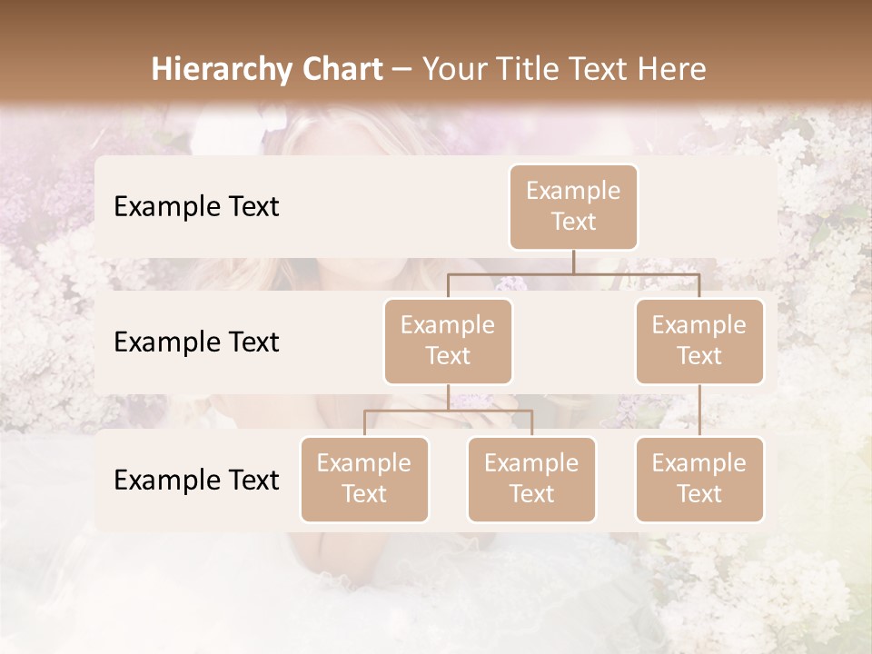 Bouquet Wedding Female PowerPoint Template