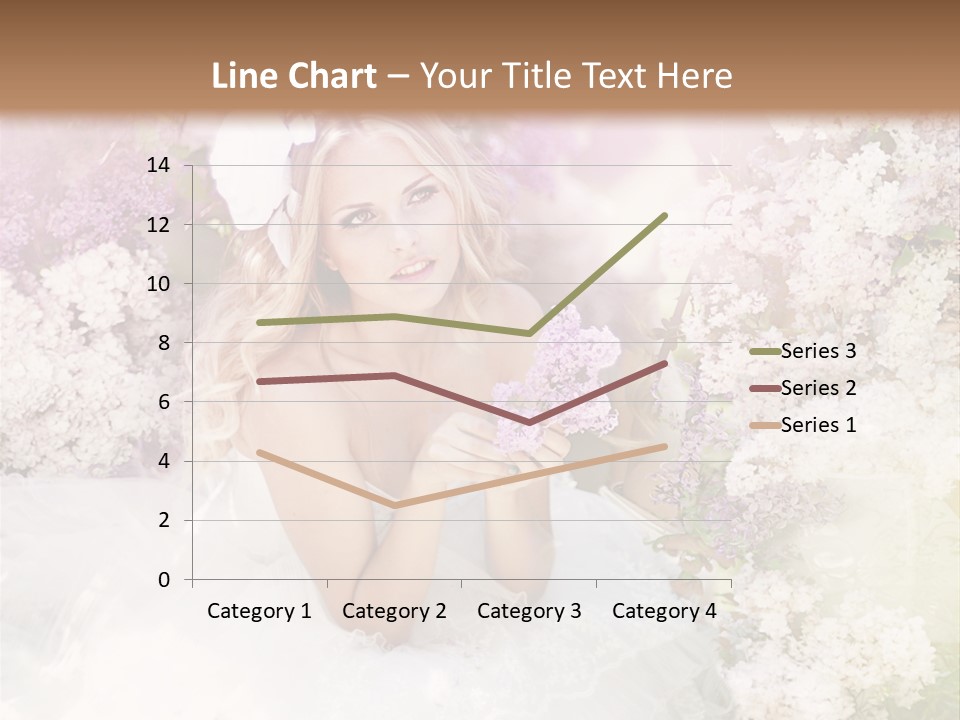 Bouquet Wedding Female PowerPoint Template