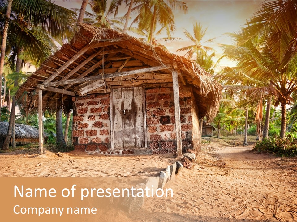 Old Exterior Kerala PowerPoint Template