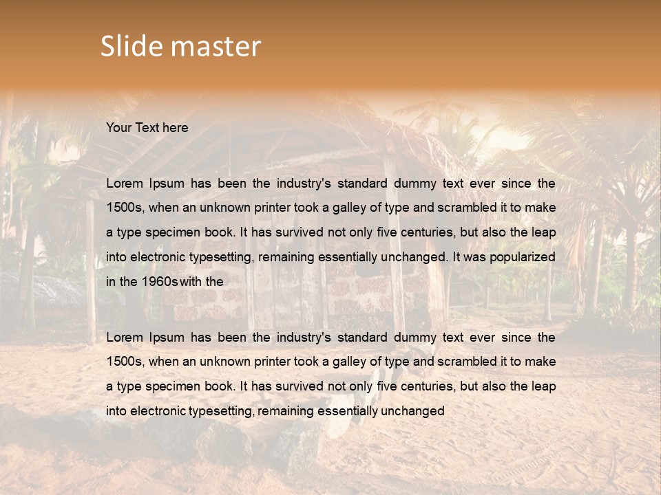 Old Exterior Kerala PowerPoint Template