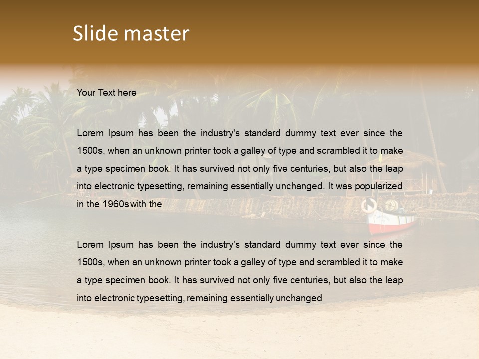 Peace Relaxation Nature PowerPoint Template